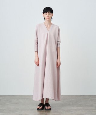 ATON LIGHT HEMP | ドレープドレス PINK