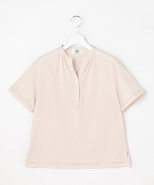 J.PRESS LADIES S プレーティングジャージー バンドカラー カットソー