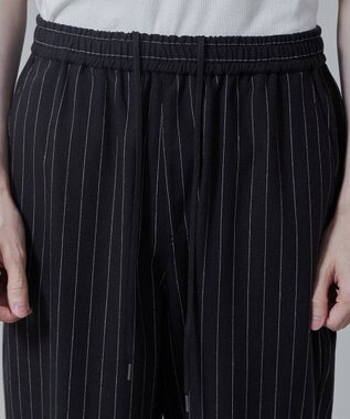 WEGO 【ユニセックス着用アイテム/手洗い可/SETUP可/ウエストゴム】リネンレーヨンイージーパンツ ダークグレー