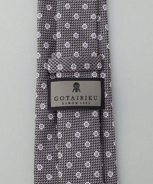 GOTAIRIKU GOTAIRIKU別注【日本製】シルク ネクタイ_小紋柄 グレー系8