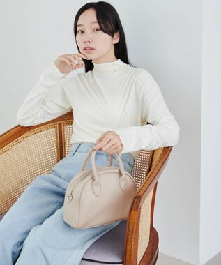 WEGO ソフトタッチカラーリブロンT オフホワイト