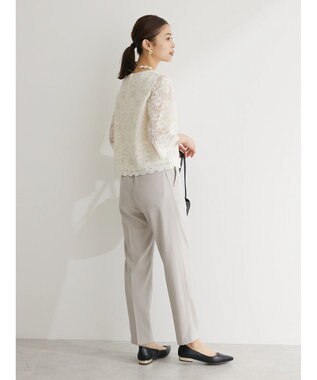 Green Parks ｅｆ－ｄｅ　テーパードパンツ Gray Beige