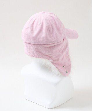 WEGO ラインストーンドッグイヤーキャップ ライトピンク