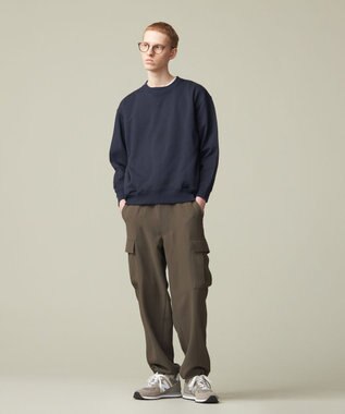 J.PRESS YORK STREET 【UNISEX】裏毛クルーネックトレーナー ネイビー系