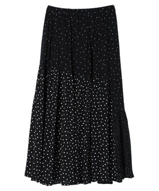 AMERICAN HOLIC 切替ドットフレアスカート Dot