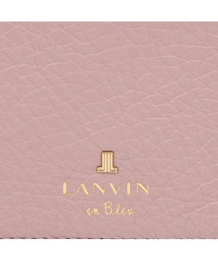 LANVIN en Bleu メラニー リール付きパスケース ピンク