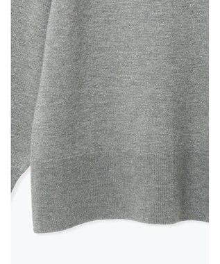 Te chichi バックスリットスタンドネックプルオーバー シルバー