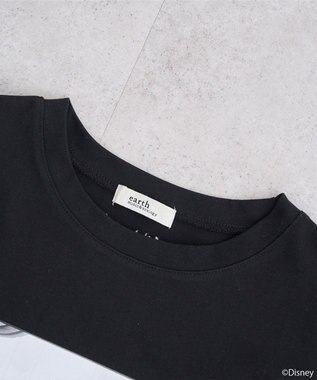 earth music&ecology シンデレラ／パフスリーブロンＴＥＥ Black