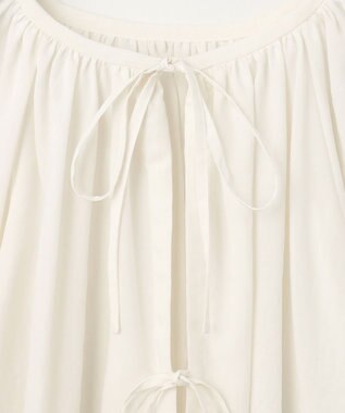 #Newans 2WAYシアーボレロブラウス ホワイト