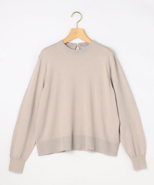 組曲 S 襟付きニットアップ ベージュ系