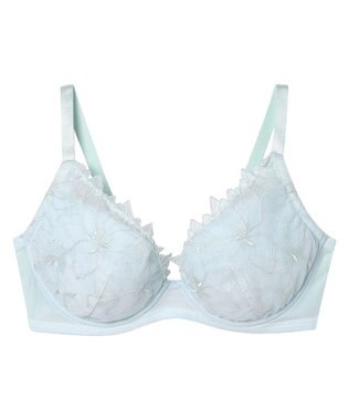 une nana cool 小さく見せるブラ　ミニマイザーブラ　レース アクア