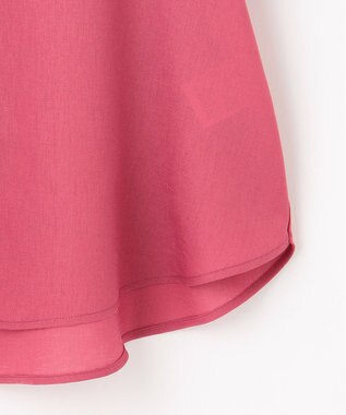 ANY SIS 【接触冷感・UVカット・速乾】スムージーポリエステル 2WAY ブラウス レッド