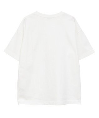 AMERICAN HOLIC ロゴ＆フォトプリントTシャツ Off White