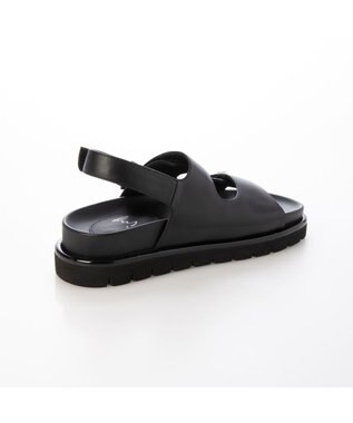 ing <ing>パールモチーフフッドベッドサンダル ブラック