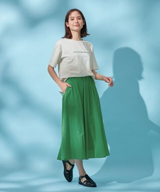 ANY L 【接触冷感】アソートプリントＴシャツ トップライトグレー