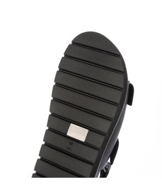 ing <ing>パールモチーフフッドベッドサンダル ブラック