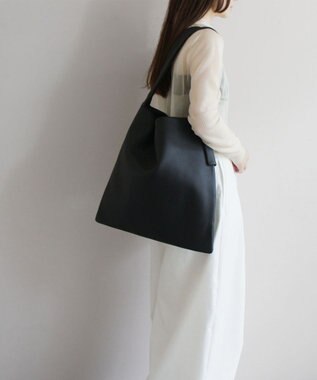 TIDEWAY PUF ワンハンドルトートL ブラック