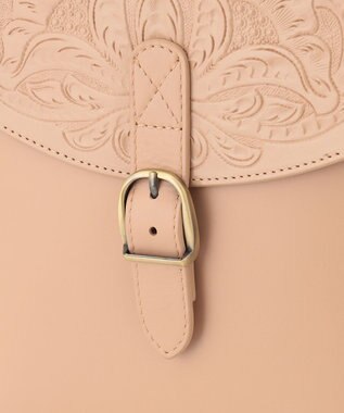 GRACE CONTINENTAL Carving Backpack ベージュ