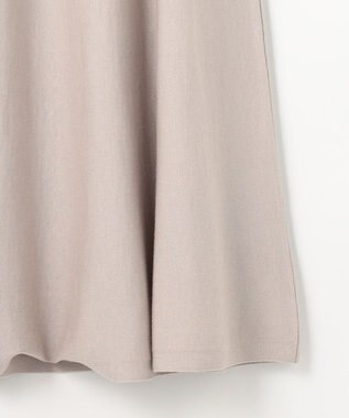 組曲 S 襟付きニットアップ ベージュ系