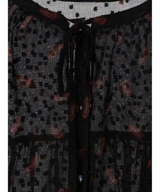 AMERICAN HOLIC ドビーシフォンフリルブラウス Paisley
