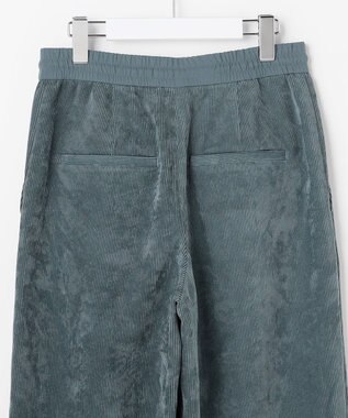 自由区 S 【カタログ掲載】ソフトコーデュロイワイド パンツⅡ ダルブルー