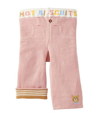 MIKI HOUSE HOT BISCUITS 【70-100cm】 8分丈スパッツ ピンク