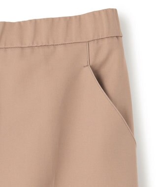 JOSEPH 【洗える】ボイルコットン　ワイドトラウザーズ Frozen Mocha