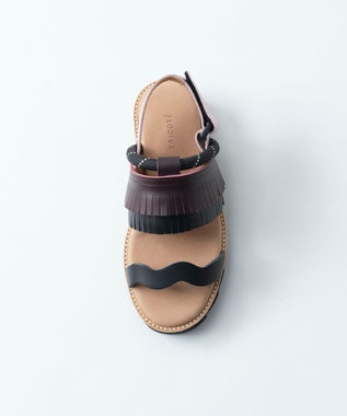 FRINGE BELT SANDAL／フリンジベルトサンダル / TRICOTE