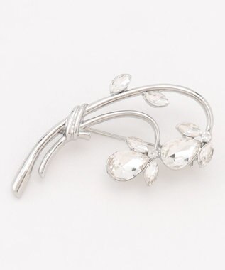 TOCCA RIBBON＆FLOWER BROOCH NECKLACE 2セット ブローチネックレス シルバー系