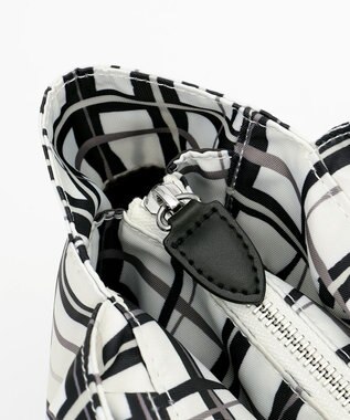 Y'SACCS 総柄プリントトートバッグ ブラック