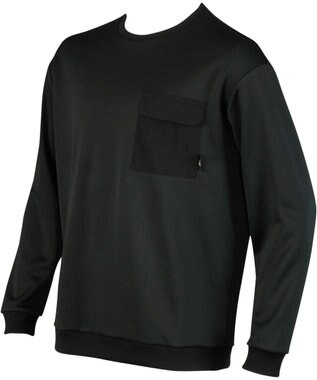 CW-X 【UNISEX】 CW-X プルオーバー スポーツ 長袖 Uネック ユニセックス トップス DLR159 /ワコール ブラック