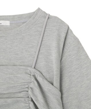 CRAFT STANDARD BOUTIQUE 2点セット ビスチェレイヤードプルオーバー Gray Mixture