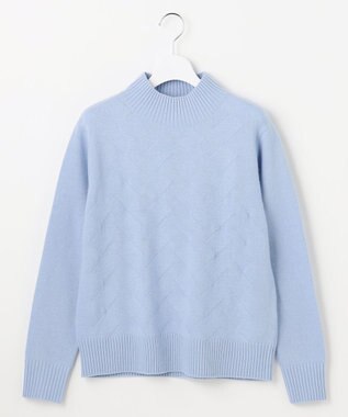 J.PRESS LADIES L 【WEB限定カラーあり】CAT ハイネック ニット サックス系