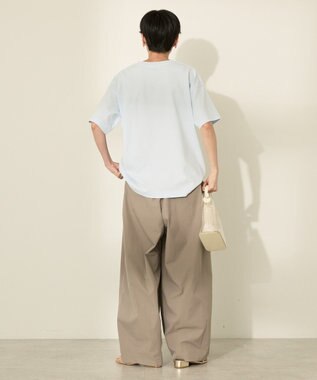 AMERICAN HOLIC フォトプリントＴシャツ Sax