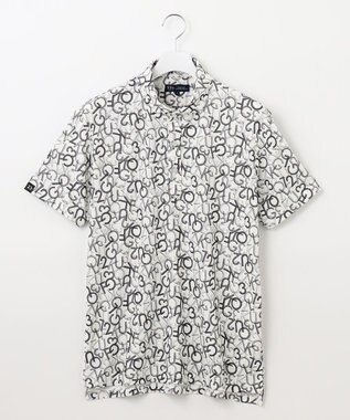 23区GOLF 【MEN】【吸水速乾】MOVEロゴ 半袖ポロシャツ ブラック系5