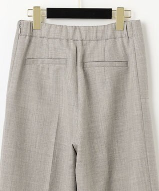GRACE CONTINENTAL ウールストレッチセミワイドパンツ グレー