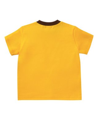 MIKI HOUSE HOT BISCUITS ひょっこりキャラクター 半袖Tシャツ 黄