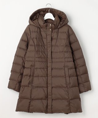 ANY SIS S 【2WAY】シルキータフタロング ダウン ブラウン