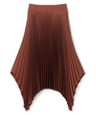 JOSEPH ニットウィーブプリッセ　スカート Mahogany