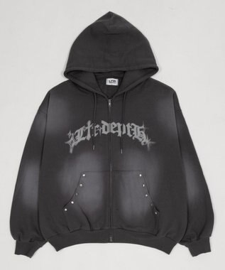 WEGO グラフィックZIPパーカー スミクロ