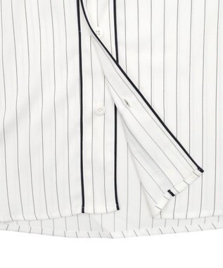 WEGO 【ユニセックス着用ITEM/MLサイズ展開】ベースボールシャツ（SS） ホワイト