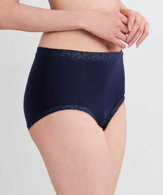 WACOAL 【ディアヒップ】 ショーツ はきこみ丈ふかめ 綿混(身生地) ヒップを包みこむフィット感 やさしいはきごこち PPA112 /ワコール バイオレット