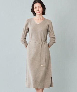 BEIGE， LISS / ニットワンピース Taupe