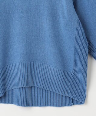 組曲 S カシミヤブレンドバルキープルオーバー ニット ブルー系