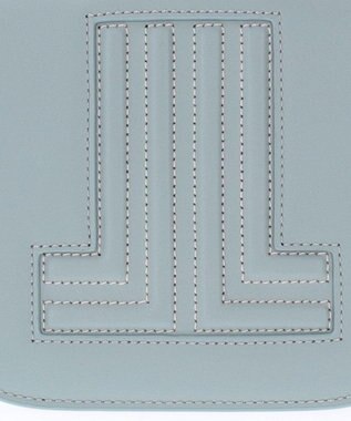 LANVIN en Bleu ヴィジュ ショルダーバッグ グレイッシュブルー