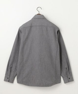 JOSEPH ABBOUD 【キングサイズ・2WAY・25AW】リバーシブルシャツ ライトグレー系