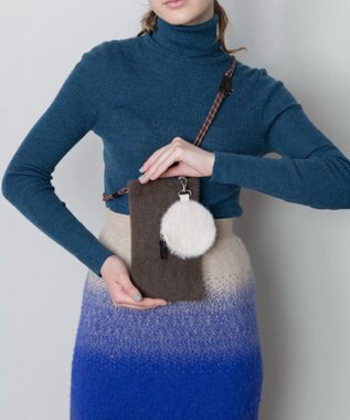 TRICOTE MINKY COMBO BAG／ミンキーコンボバッグ 89D.BROWN