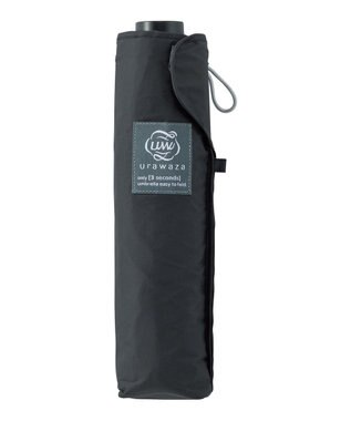 MOONBAT urawaza slim(ウラワザ スリム) 3秒でたためる傘 60cm 大きめ UV ブラック
