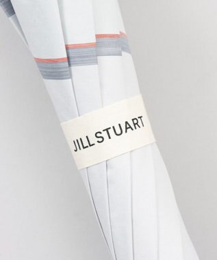AURORA 【 JILL STUART（ジル スチュアート）】先染めボーダー晴雨兼用傘(長傘) ピンク