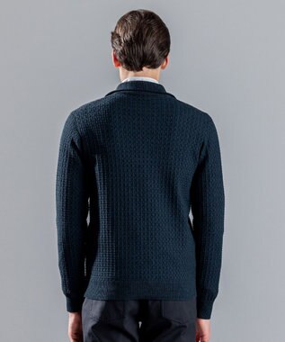 JOSEPH HOMME 【WEB限定】ヴィスコースリンクス　ハーフジップニット ピーコックグリーン系